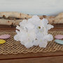 Ortensia fiore artificiale seta Bianco