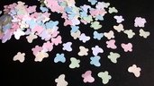 1000 coriandoli farfalla di carta, colori pastello, farfalline, farfalle, decorazione tavola, matrimonio, bomboniere, compleanno, feste