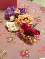 set 12 fiori di carta per creazioni