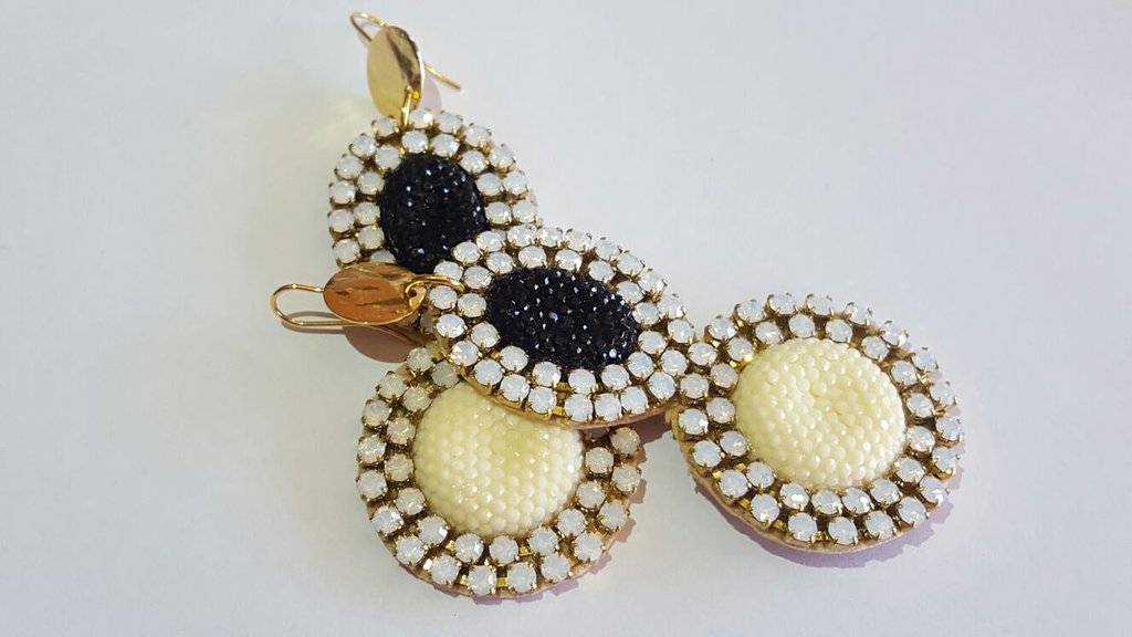 Orecchini A Cerchio Con Strass - Acciaio Inossidabile E Design Lusso - Colore Oro, Argento O Rosa - Foto 12