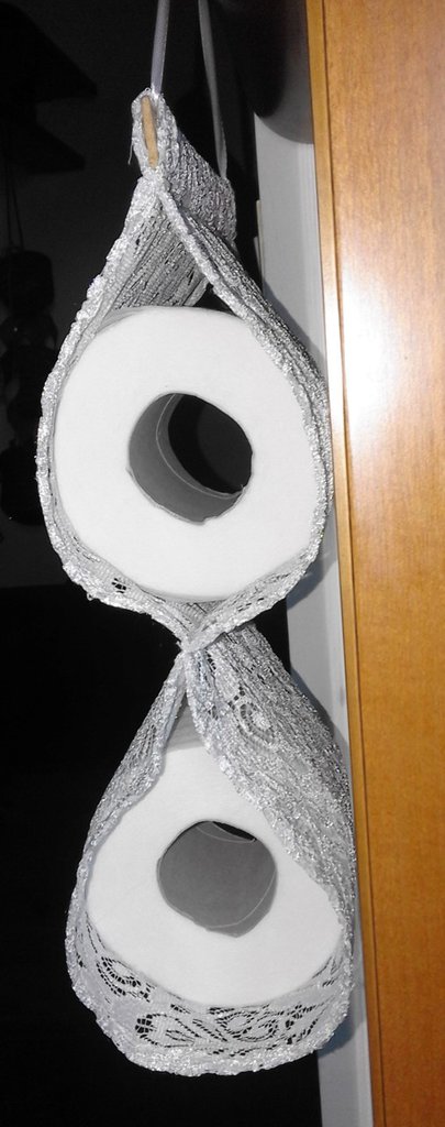 Porta Carta Regalo Ohuhu - Organizer In Tessuto Oxford, Per 18-24 Rotoli, Nero - Foto 2