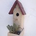 casetta per uccelli in legno - PLATANO-