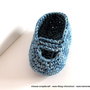 Pattern - spiegazione per SCARPINE NEONATO "clean & simple" a uncinetto crochet (idea regali di Natale) 