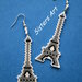 Orecchini "Torre Eiffel" realizzati con perline Miyuki delica