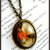 LITTLE RED RIDING HOOD RESIN CAMEO NECKLACE-COLLANA CAPPUCCETTO ROSSO IN RESINA