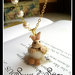 aLICE IN WONDERLAND-SWEET RABBIT  IN THE TEA CUP NECKLACE-SOLO SU COMMISSIONE!!