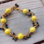 Bracciale giallo e blu