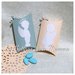 Scatolina portaconfetti pillow box con angioletto per battesimo comunione o cresima