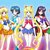 Costumi di Sailor Moon , immagine di riferimento ,il costume è da confezionare 