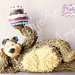 Cake topper compleanno/festa bambini Masha e Orso "E' la mia festa?"(personalizzabile)