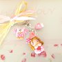  PORTACHIAVI  fimo - i FOLLETTI DISPETTOSI - porta fortuna  multi charms compleanno idea regalo ROSA 