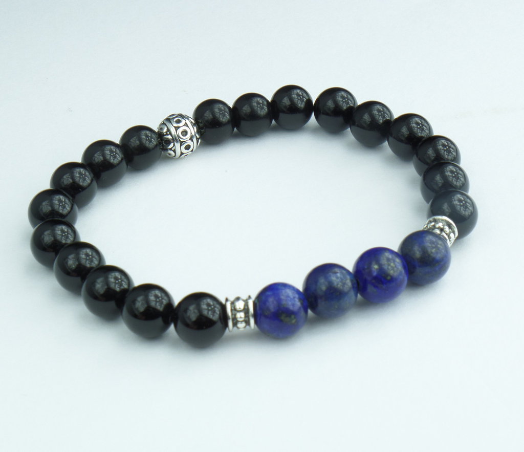 Bracciale In Pietra Naturale Bumble Bee Braccialetto Regolabile - Foto 10