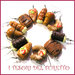 Orecchini Serie " Patisserie "  Cannolo al cioccoalto pasticcini dolcetti fimo cernit realistico miniatura idea regalo donna bambina