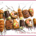 Orecchini Serie " Patisserie "  Cannolo al cioccoalto pasticcini dolcetti fimo cernit realistico miniatura idea regalo donna bambina
