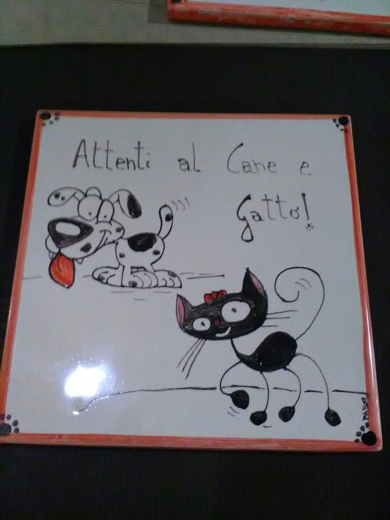 Decorazione Da Giardino 'ATTENTI Al Gatto' In Terracotta Rifinita A Mano, 20 Cm, Resistente Al Gelo - 3