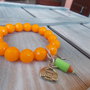 Bracciale arancio fluo