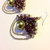 Orecchini con perle e swarovski e monachelle in argento 925