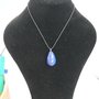 collana agata blu