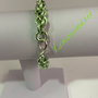 #bracciale #verde #chainmail