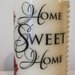 Candela profumata "home sweet home" rose e nome personalizzabile 