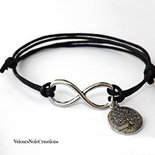 Bracciale simbolo infinito e albero della vita