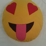 Cuscino a forma di fiore sorridente - Cuscino a forma di margherita