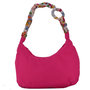 Borsa cotone shantung fucsia