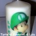 Set 5 candele decorative personalizzate famiglia super Mario con nomi  immagini e personaggi a scelta