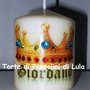 candela laccata nome disegno foto personalizzati idea regalo originale strass