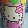 Barattolo in legno Hello Kitty 