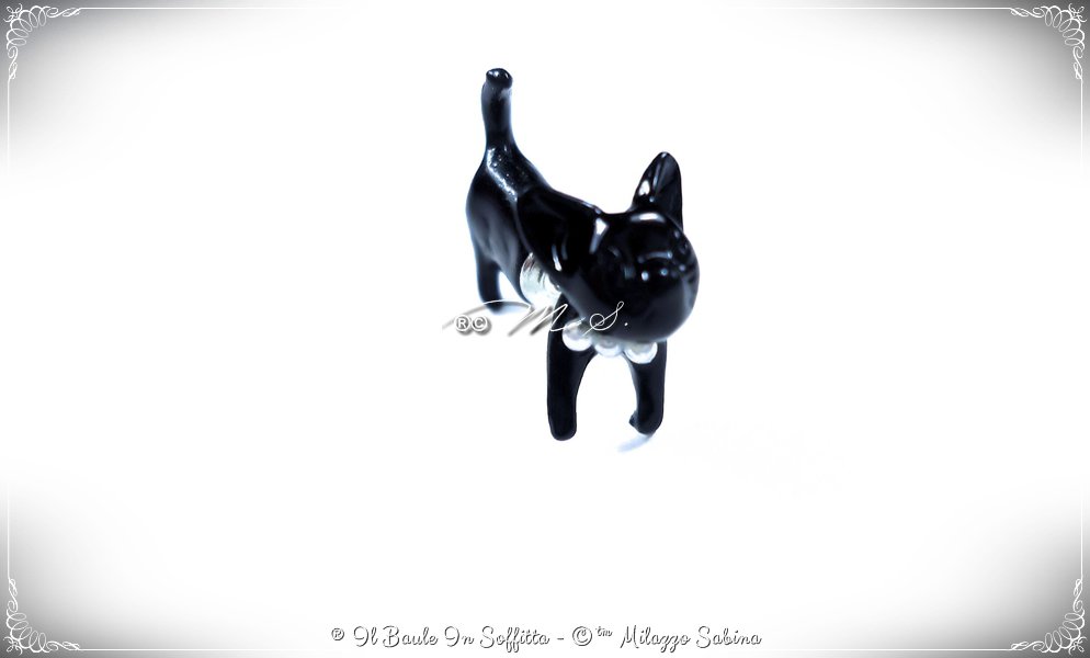 Orecchini Gatto E Cuore: Eleganti Orecchini Gatto Nero E Bianco - Foto 7