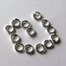 50 Anellini silver plated 5 mm FER 3