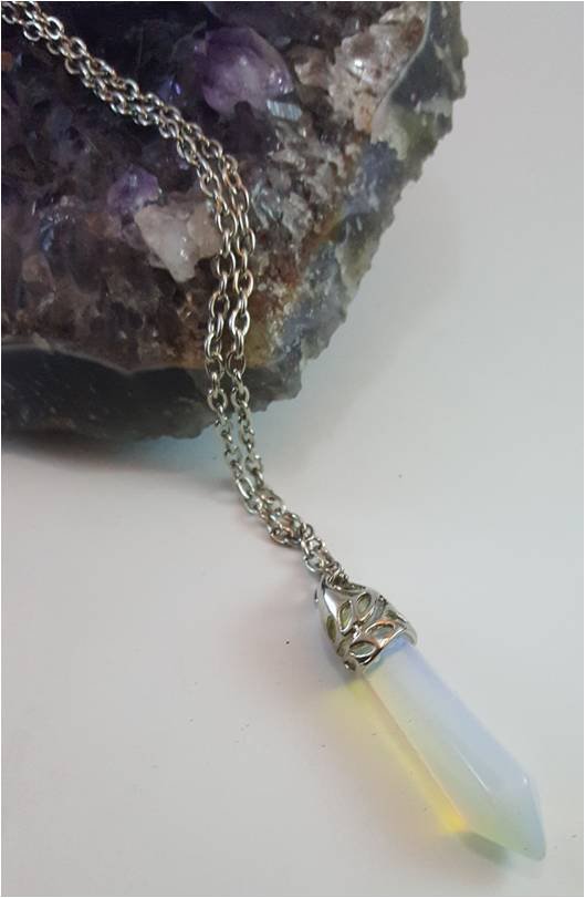 Collana con Goccia di Pietra di Luna - Gioielli - Collane - di Ener