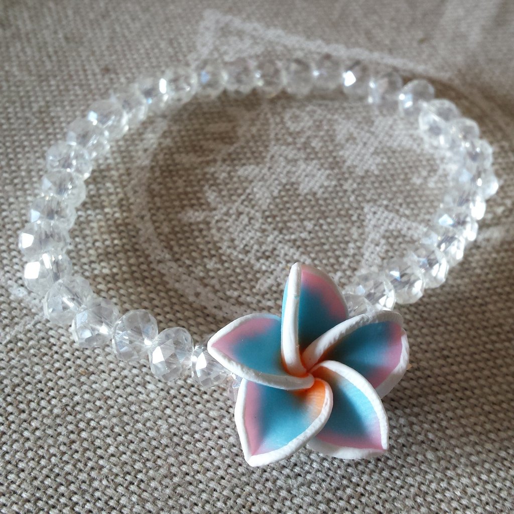 LUMOOM Set di 5 collane di fiori hawaiani, per capelli, con catena di fiori hawaiani, con fascia per capelli, accessori per costume da donna, per feste in spiaggia hawaiane (F