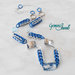 Collana Chainmaille Silver Blu