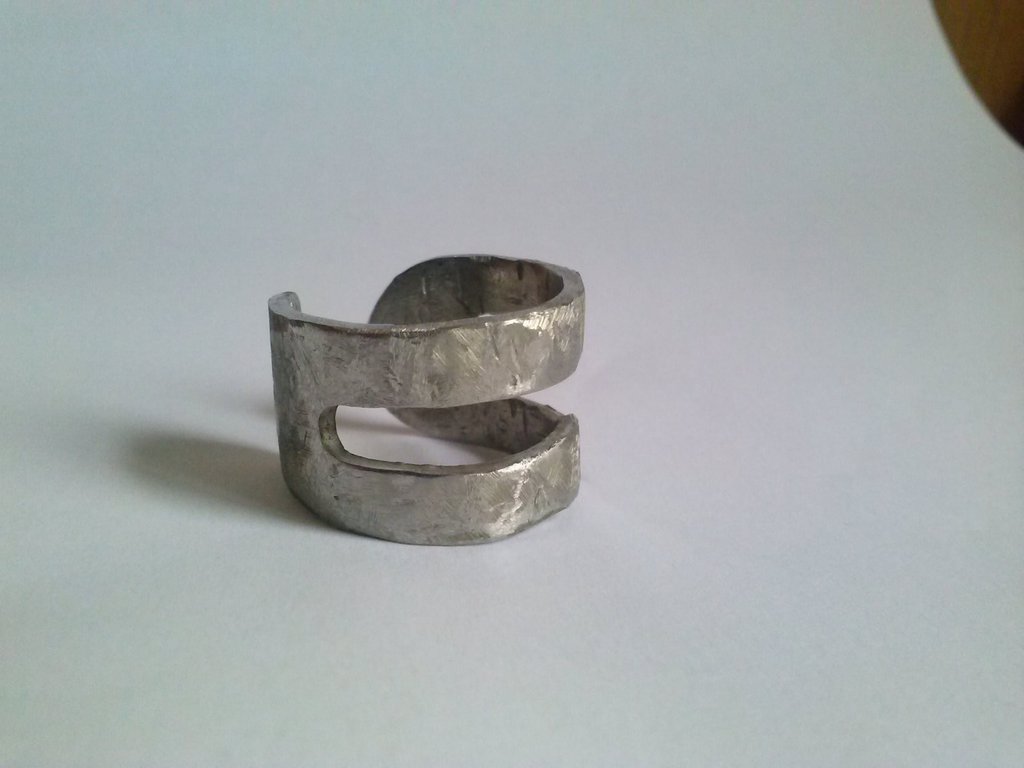 Anello A Fascia In Argento Sterling 925 Fatto A Mano Con Pietra Preziosa Turchese - Italia - Foto 6
