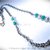 Collana color argento con Perle Bianche e Perle azzurre in Angelite