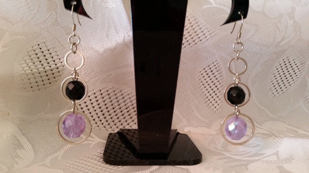 Orecchini Lunghi A Goccia L&N Rainbery In Finta Pelle Con Foglie. Leggeri, Pendenti, Confezione Da 2 Paia. Regalo Donna Originale. - 5