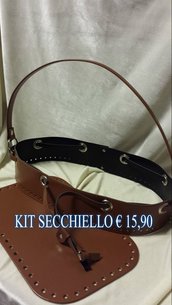 kit secchiello marrone 