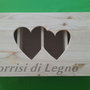 Scatola in legno porta-posate personalizzata