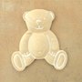 NOVITA DECORO   ORSETTO THEO   - LEGNO FAGGIO - stile SHABBY CHIC      - no fimo - 