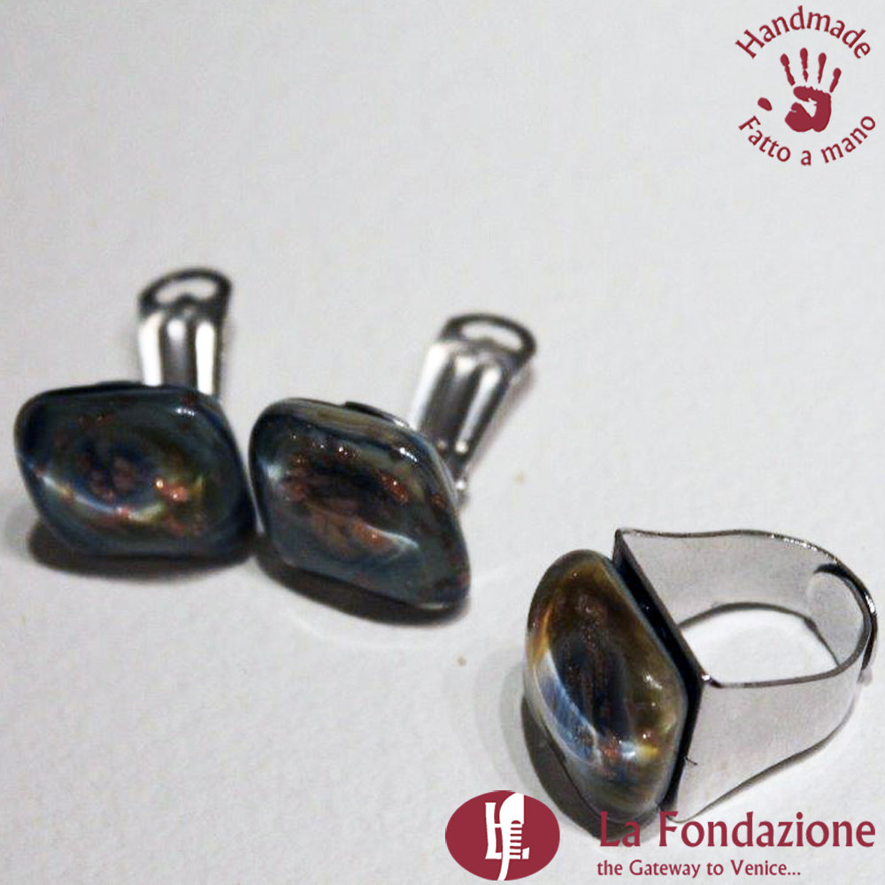 Orecchini Trollbeads In Calcedonio – Pietra Preziosa Naturale, Gancio In Argento, Colore Variabile – 86104