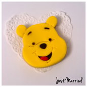 biscotto decorato a tema Winnie the Pooh 