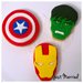 biscotti decorati a tema Avengers, Hulk, Capitan America, Ironman, Spiderman supereroi