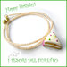 Collana "Happy birthday" mod. torta con pois pastello idea regalo compleanno festa gadget bambina Natale