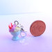 Charm coppetta di gelato fragola e banana - handmade miniature ice cream