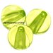 13 PEZZI sfere in plastica verdi 12 mm - 4797