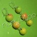 Orecchini frutta (pendenti) - Tris di mele