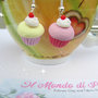 Orecchini Cupcakes in Fimo