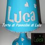 LAMPADA ABAT JOUR ILLUMINA BUIO idea regalo Natale CAMERETTA BIMBO NOME PERSONALIZZABILE